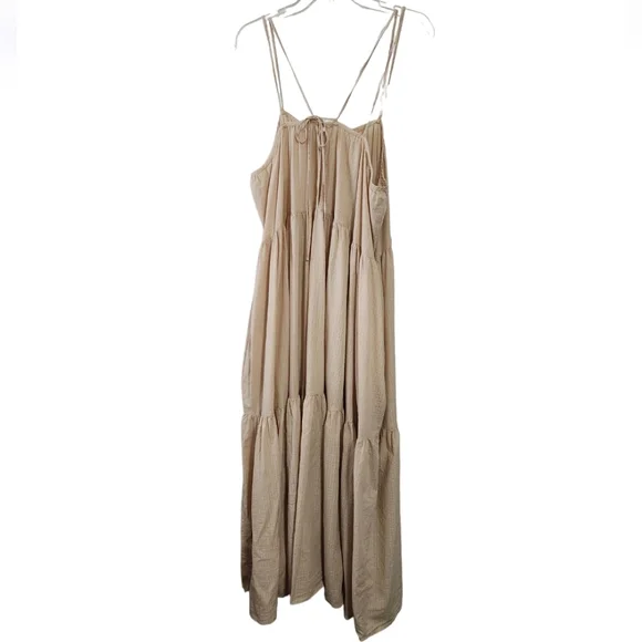 THE BILLOW TIERED MAXI DRESS SZ XL - Picture 4 of 9